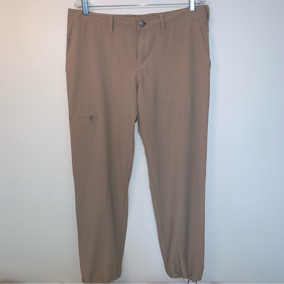 Patagonia Happy Hike Pants Tan 12 - Picture 2 of 9
